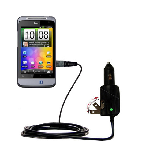 Car & Home 2 in 1 Charger compatible with the HTC Salsa
