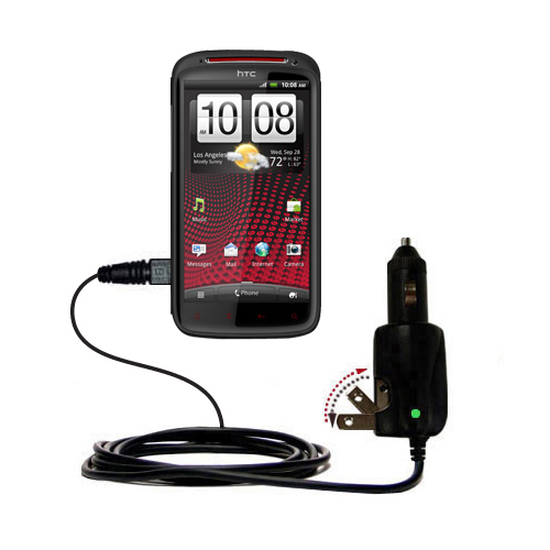 Car & Home 2 in 1 Charger compatible with the HTC Sensation XE