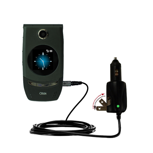 Car & Home 2 in 1 Charger compatible with the HTC Smartflip