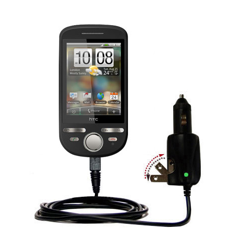 Car & Home 2 in 1 Charger compatible with the HTC Tattoo