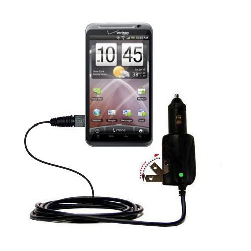 Car & Home 2 in 1 Charger compatible with the HTC ThunderBolt 2