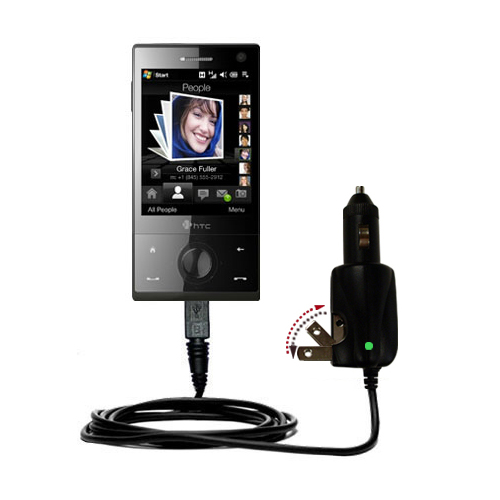 Car & Home 2 in 1 Charger compatible with the HTC Touch Diamond Pro