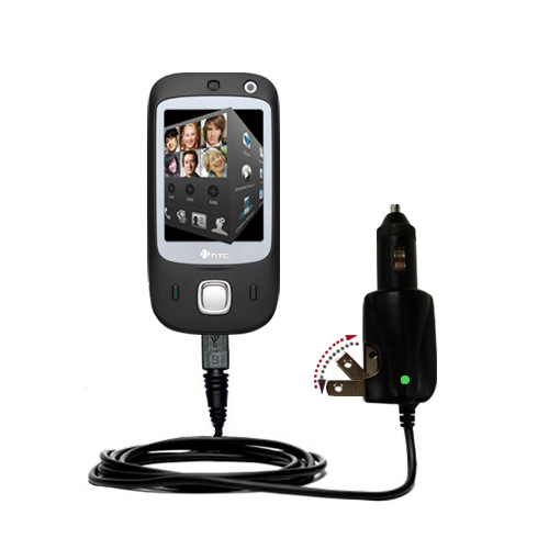 Car & Home 2 in 1 Charger compatible with the HTC Touch Dual