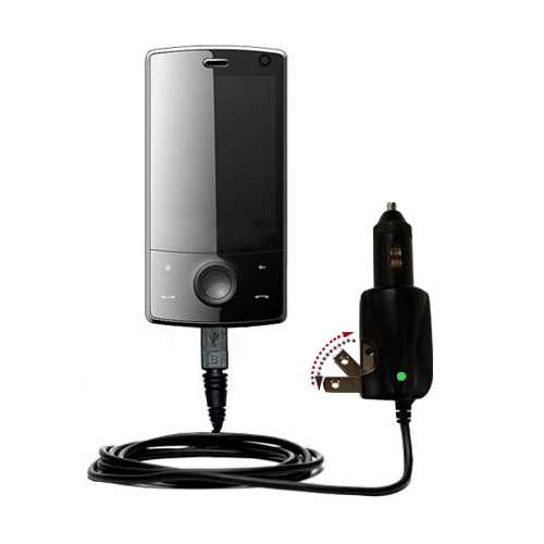 Car & Home 2 in 1 Charger compatible with the HTC Victor