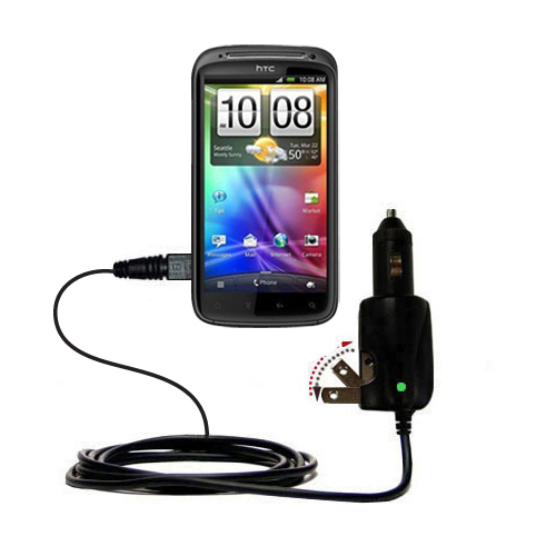 Car & Home 2 in 1 Charger compatible with the HTC Vigor