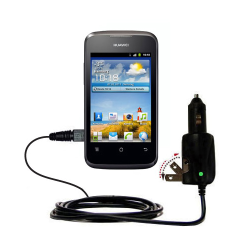 Car & Home 2 in 1 Charger compatible with the Huawei Ascend G312