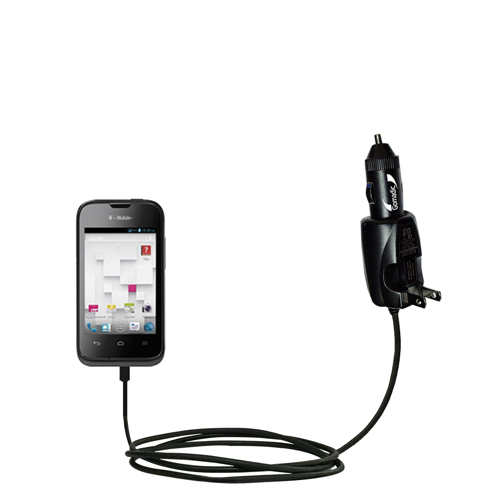 Car & Home 2 in 1 Charger compatible with the Huawei Prism II