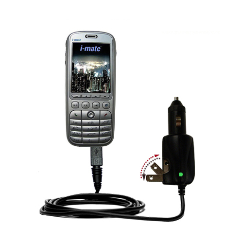 Car & Home 2 in 1 Charger compatible with the i-Mate SP4m