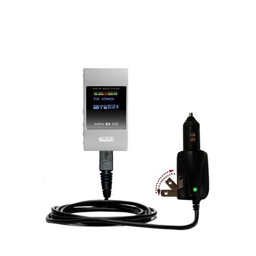 Car & Home 2 in 1 Charger compatible with the iClick Sohlo G5