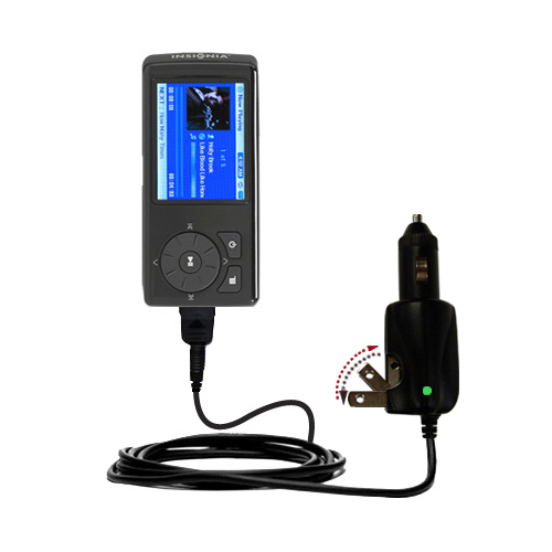 Car & Home 2 in 1 Charger compatible with the Insignia 2GB MP3 Player