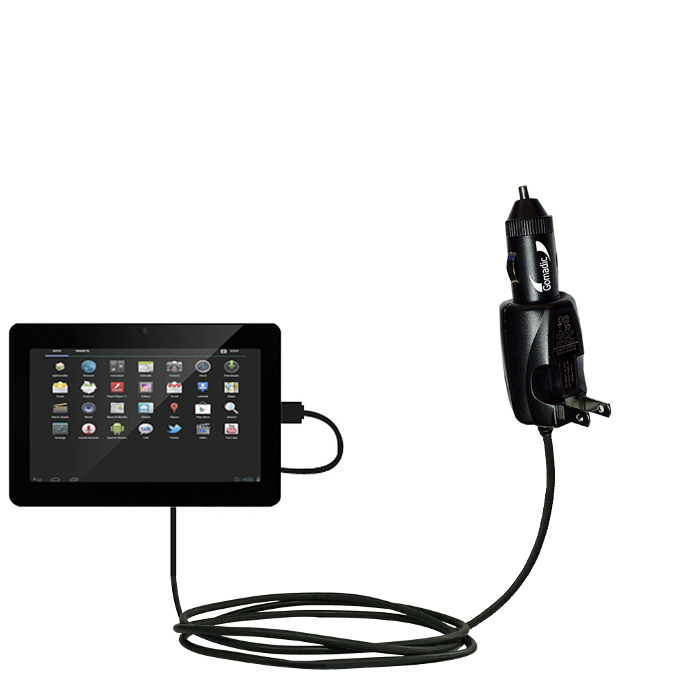 Car & Home 2 in 1 Charger compatible with the iView 754TPC