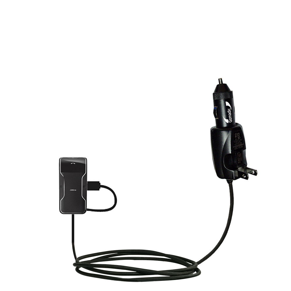 Car & Home 2 in 1 Charger compatible with the Jabra Journey