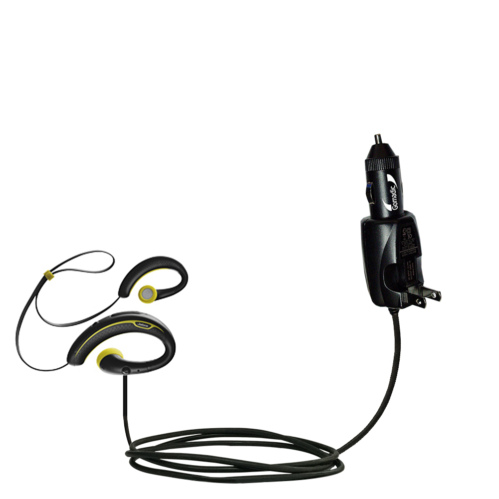 Car & Home 2 in 1 Charger compatible with the Jabra Sport Wireless Plus