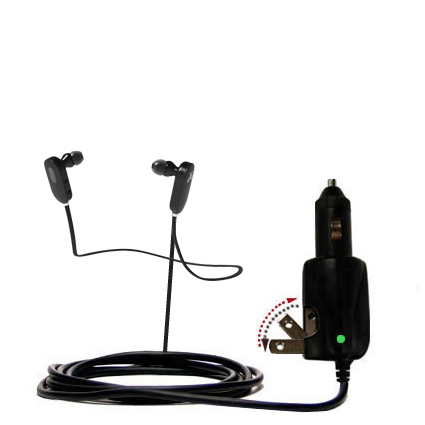 Car & Home 2 in 1 Charger compatible with the Jaybird JF3 Freedom