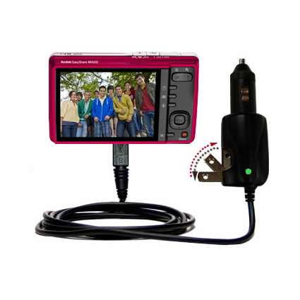 Car & Home 2 in 1 Charger compatible with the Kodak EasyShare M420