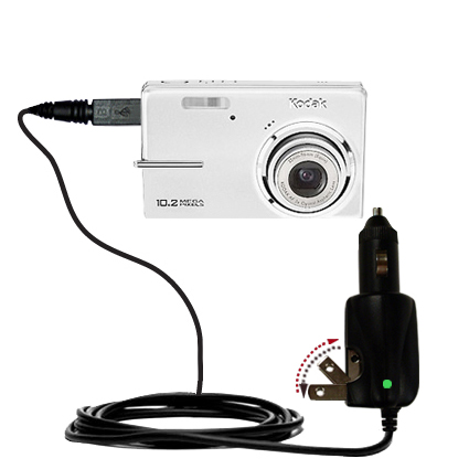 Car & Home 2 in 1 Charger compatible with the Kodak M1073 IS
