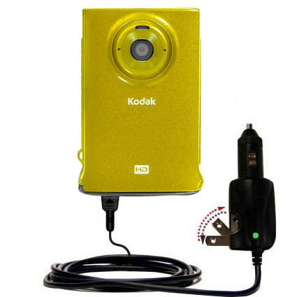 Car & Home 2 in 1 Charger compatible with the Kodak Mini HD Video Camera