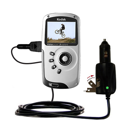 Car & Home 2 in 1 Charger compatible with the Kodak PlaySport Pocket Video Camera