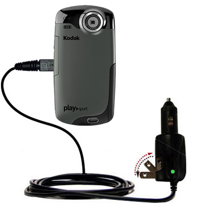 Car & Home 2 in 1 Charger compatible with the Kodak Playsport Zx3