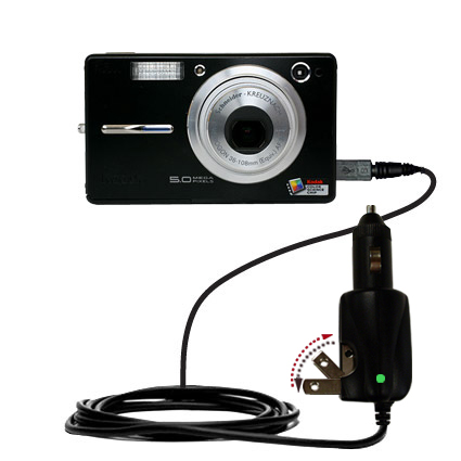 Car & Home 2 in 1 Charger compatible with the Kodak V550