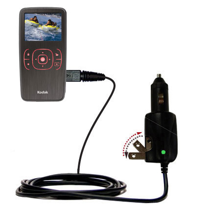 Car & Home 2 in 1 Charger compatible with the Kodak Zx1 Pocket Video Camera
