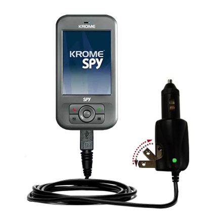 Car & Home 2 in 1 Charger compatible with the Krome Spy