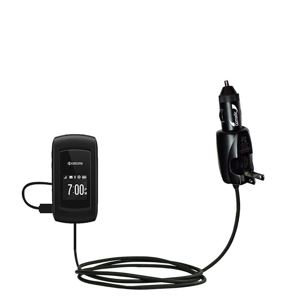 Car & Home 2 in 1 Charger compatible with the Kyocera Coast / Kona