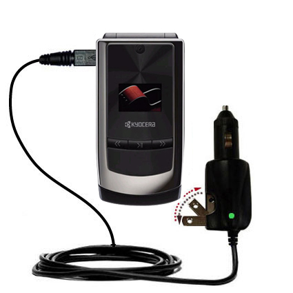 Car & Home 2 in 1 Charger compatible with the Kyocera E3500