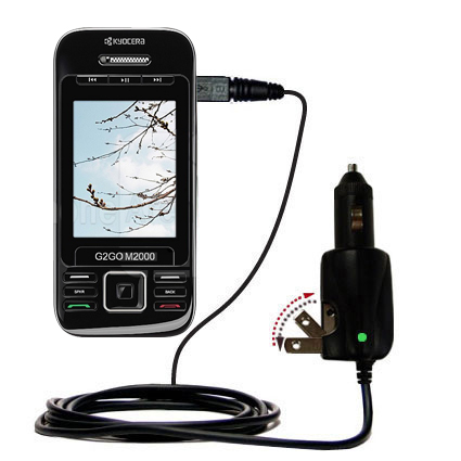 Car & Home 2 in 1 Charger compatible with the Kyocera G2GO M2000