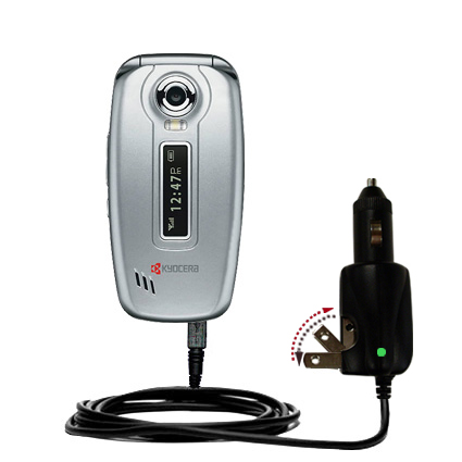 Car & Home 2 in 1 Charger compatible with the Kyocera K322