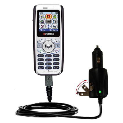 Car & Home 2 in 1 Charger compatible with the Kyocera KX13