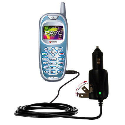 Car & Home 2 in 1 Charger compatible with the Kyocera KX434