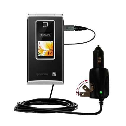 Car & Home 2 in 1 Charger compatible with the Kyocera S4000 Mako