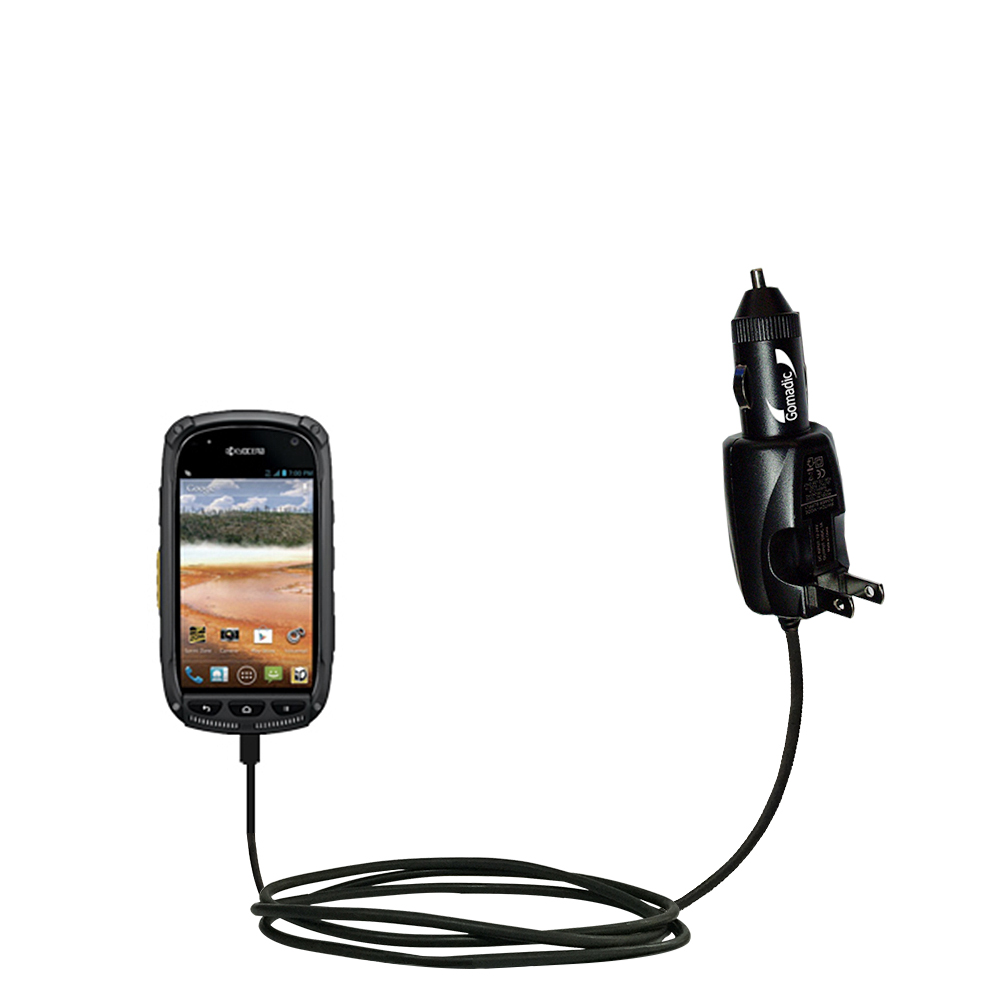 Car & Home 2 in 1 Charger compatible with the Kyocera Torque