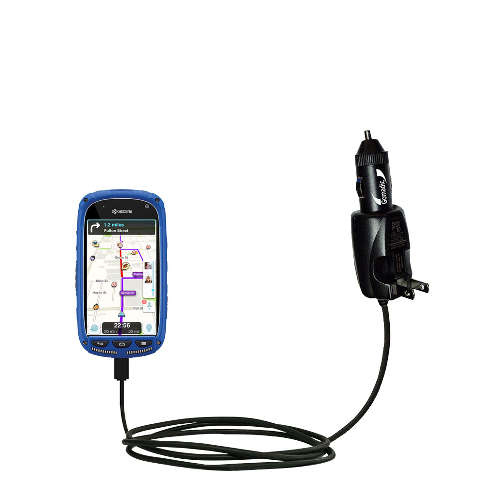 Car & Home 2 in 1 Charger compatible with the Kyocera Torque XT