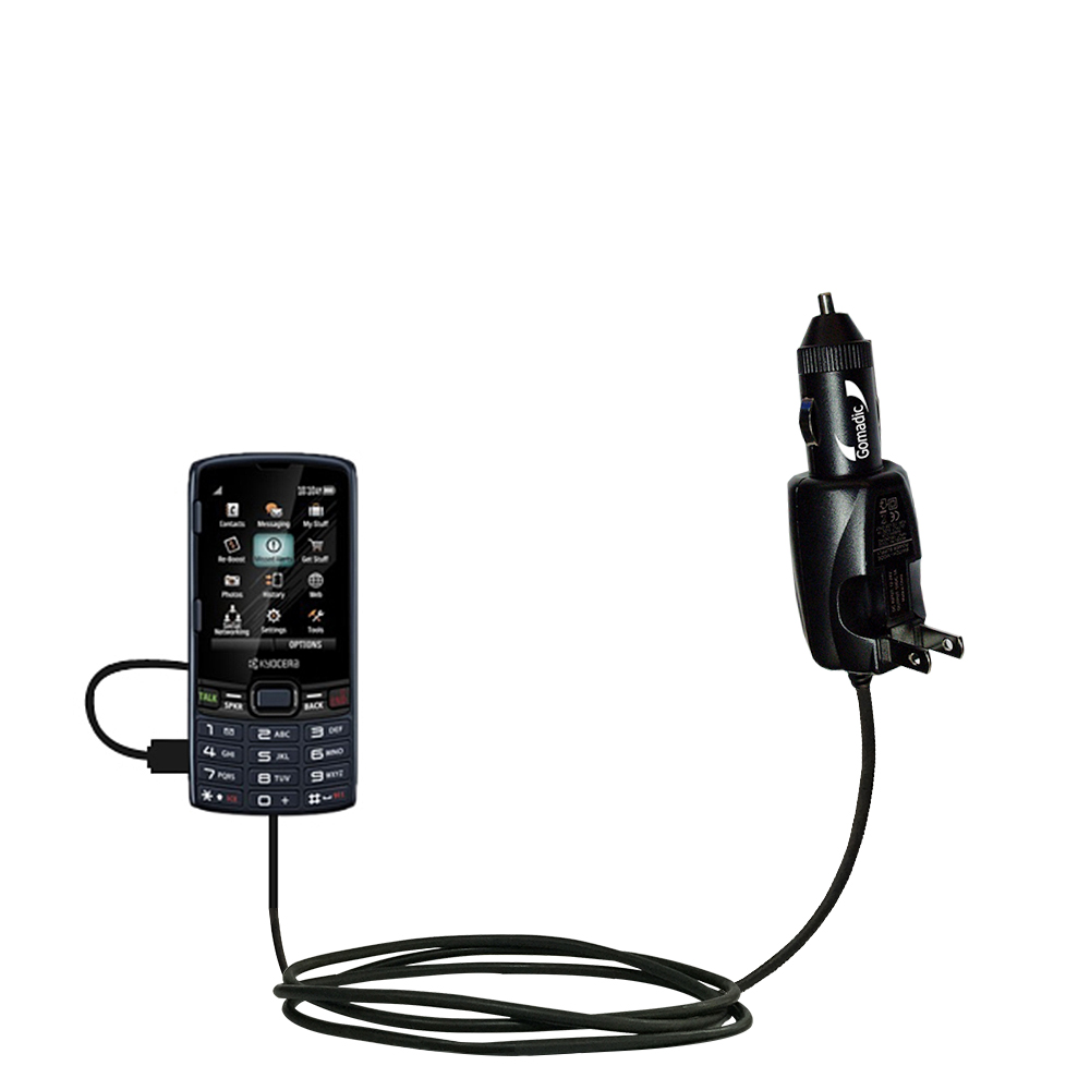 Car & Home 2 in 1 Charger compatible with the Kyocera Verve / Contact S3150