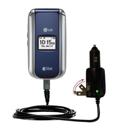 Car & Home 2 in 1 Charger compatible with the LG AX155