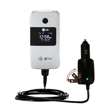 Car & Home 2 in 1 Charger compatible with the LG AX275