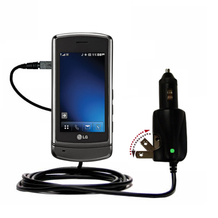 Car & Home 2 in 1 Charger compatible with the LG AX830