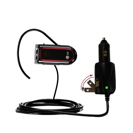 Car & Home 2 in 1 Charger compatible with the LG Bluetooth Headset HBM-730