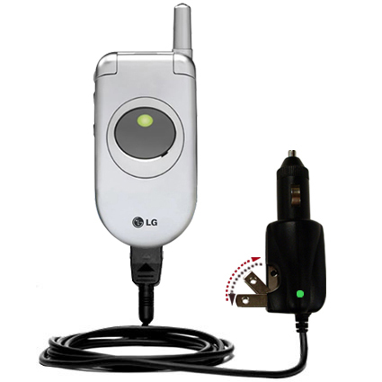 Car & Home 2 in 1 Charger compatible with the LG C1300i 1300