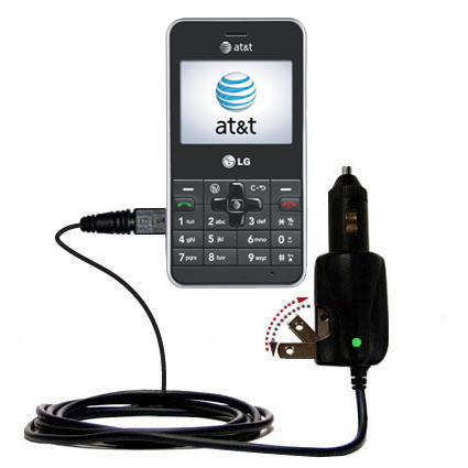 Car & Home 2 in 1 Charger compatible with the LG CB630