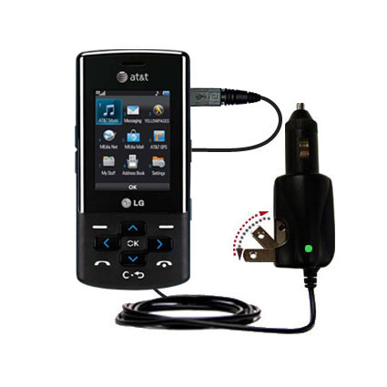 Car & Home 2 in 1 Charger compatible with the LG CF360