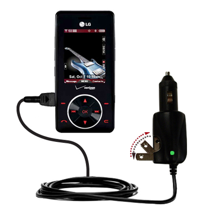 Car & Home 2 in 1 Charger compatible with the LG Chocolate