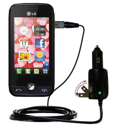 Car & Home 2 in 1 Charger compatible with the LG Cookie Fresh (GS290)