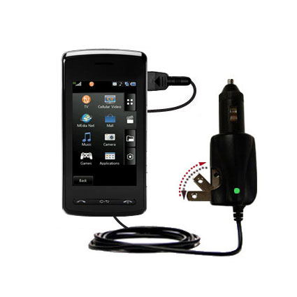 Car & Home 2 in 1 Charger compatible with the LG CU920