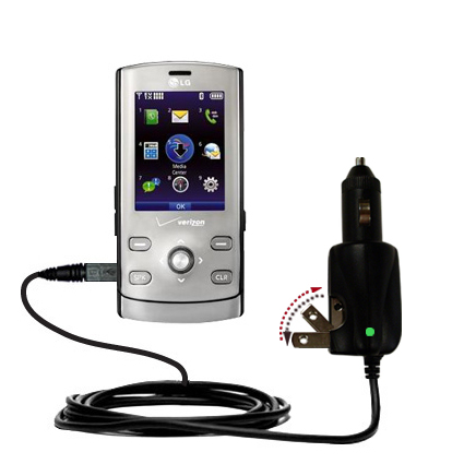 Car & Home 2 in 1 Charger compatible with the LG Decoy