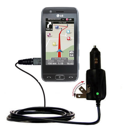 Car & Home 2 in 1 Charger compatible with the LG Encore