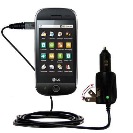 Car & Home 2 in 1 Charger compatible with the LG Eve