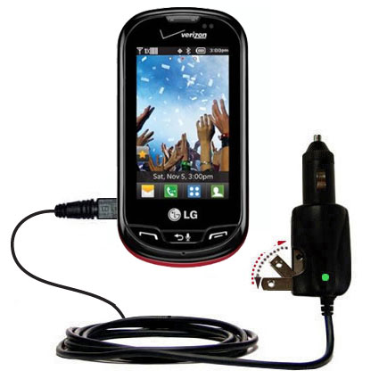 Car & Home 2 in 1 Charger compatible with the LG Extravert 1 / 2
